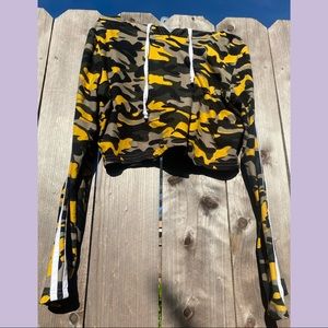 Camo Hoodie and Leggings Set
